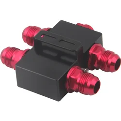 Oil Filter Sandwich Adapter With Oil Thermostat In Line Thermostat AN10 Oil Sandwich Adapter
