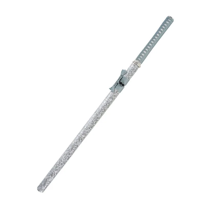 103cm/40.56in Medieval Swords White With Sheath Samurai Weapons Model Props Cosplay Katana Anime Peripherals Crafts Outdoor Toys