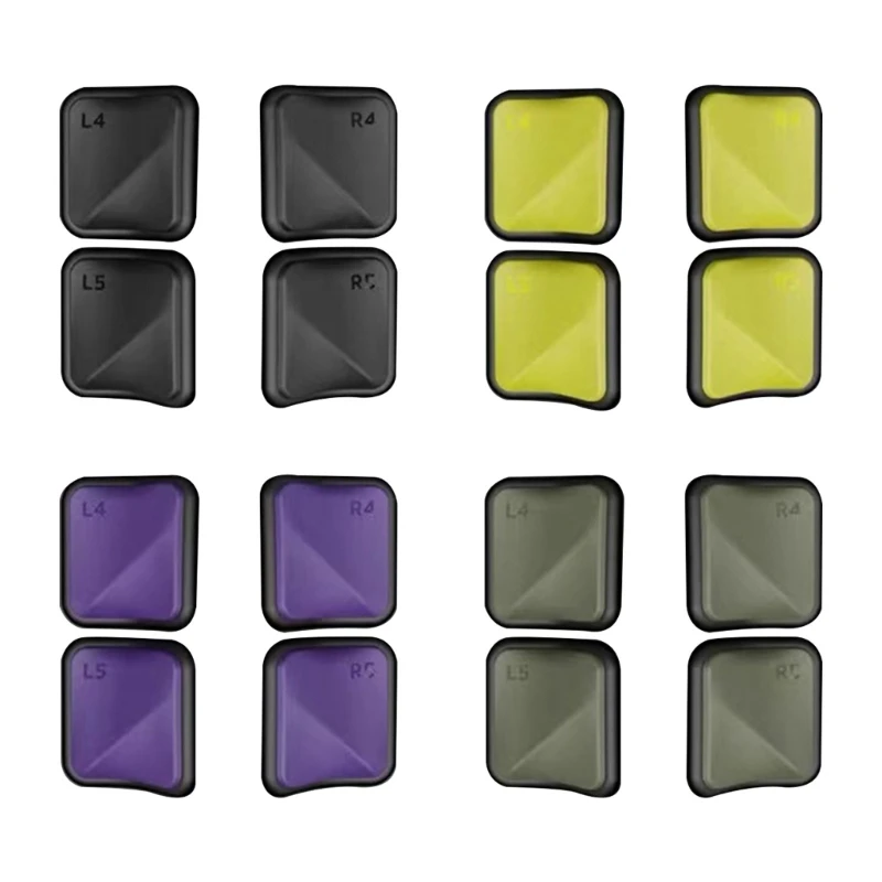 스팀 데크용 백 단추 핸들 그립 패드, 미끄럼 방지 백 단추 향상 세트, 스팀 데크 게임 콘솔용