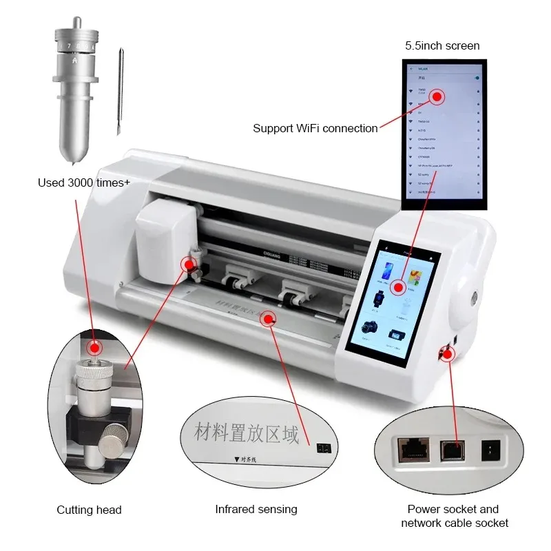

Factory Direct Cutting Machine Nano Hydrogel Film For Tpu Hydrogel Machine Mobile Phone Screen Protector Plotter