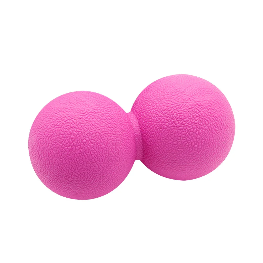 

Массажный мяч с арахисом, розово-красный мышечный облегчение боли для ног, плеч, спины, йоги, фитнес-инструмент, массажный мяч для ног