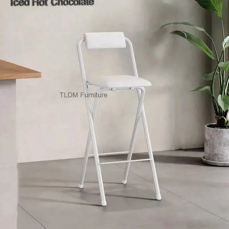 

Sillas Minimalist Chairs Nordic Bar Leather Stools Bar Kitchen Office Folding Accent Para Design Comedor Garden Furniture Sets