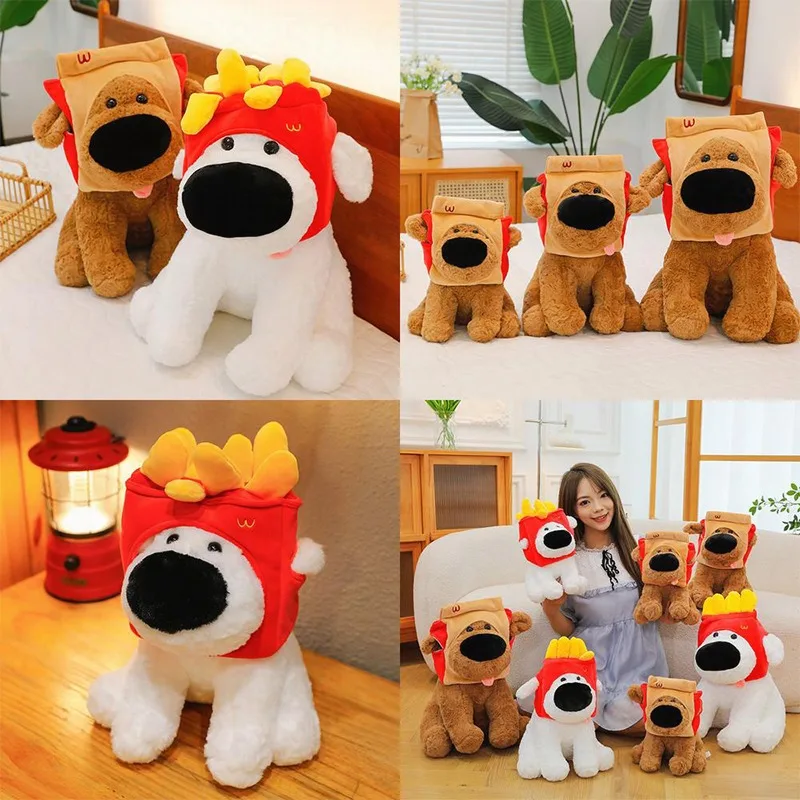 

Оптовая продажа, кавайная плюшевая игрушка, большой нос, французский жареный хлеб, собака, мягкая кукла, детский подарок на день рождения, мягкое приятное одеяло для щенков