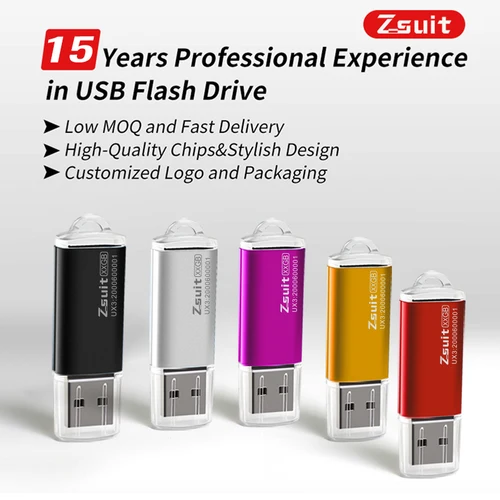 Imagen 1 del producto Zsuit libre personalizado 10 Uds USB Flash Drive 2GB Pen Drive 4GB 8GB 16GB Usb Pendrive memoria Stick regalos 32GB 64GB disco U impermeable
