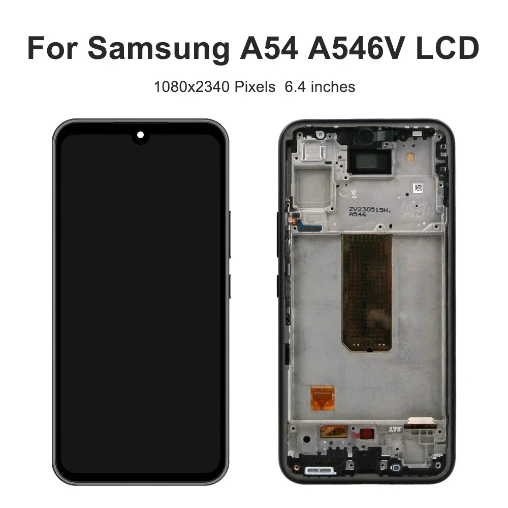 For Samsung A54 5G For AMOLED A54 A546 A546U A546B A546E A5460 A546M LCD Display Touch Screen Digitizer Assembly Replacement