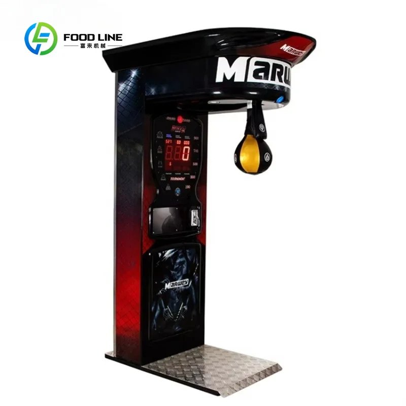 Customized Coin Operated Sport Arcade Boxing Game Machine Big King Kick Punching Fire Boxing Machine