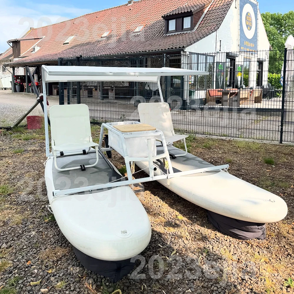 Inflatable Catamaran Boat for Sport & Sightseeing Water & Swimming Pool Floats for Cruising & Relaxing Amusement Facilities