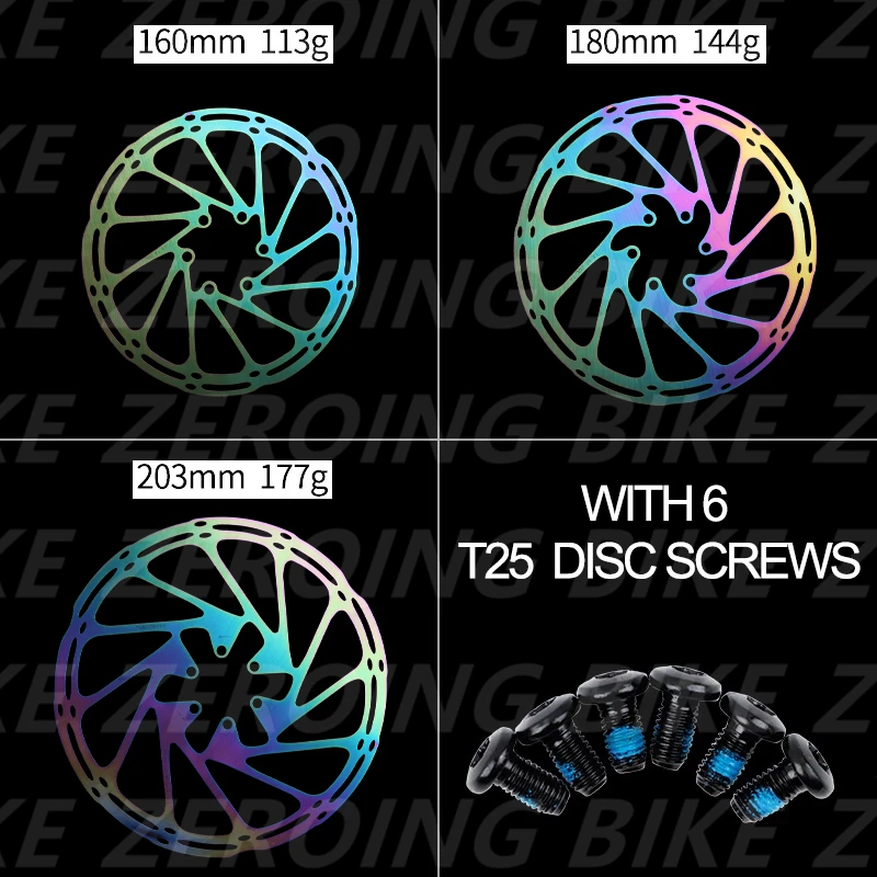 SRAM Centerline Disc Brake Colorful Rotor 160mm 180mm 203mm Stainless Steel MTB Road Bike Electric Scooter Hydraulic Brake Disc