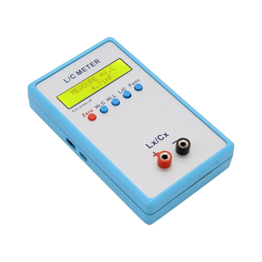 LC200A Portable for LC Meter with 4-Digit LCD Display and Support for Multiple Power Sources Including USB and Battery Operation