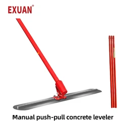 Concrete Leveling Machine Lengthened Manual Push-Pull Leveling Cement Road Leveling Machine Manganese Steel Trowel