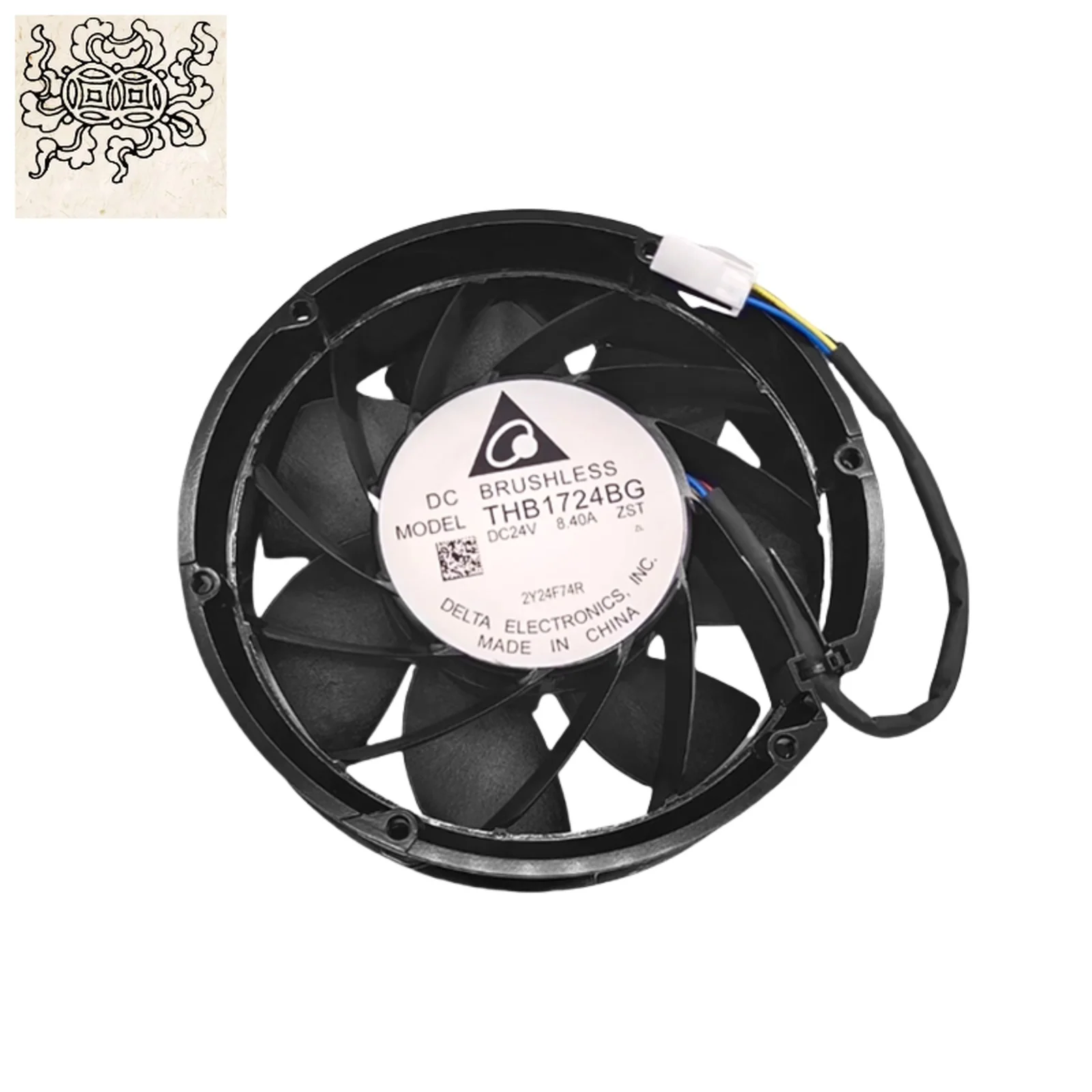 

Jinlingge for Frequency Converter Cooling Fan​ ABB ACS880 R9 THB1724BG D1751S24B6CZ-16 D1751U24B8PP366