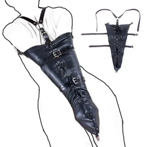 Kit de retenção de braço de couro para sexo adulto, Bondage, BDSM Toys, Slave Role Play Kit, Armbinders eróticos, Sex Toy for Men and Women