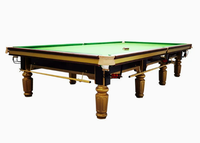 2023 New style Tournament steel block cushion 12ft english style snooker billiards table for sale