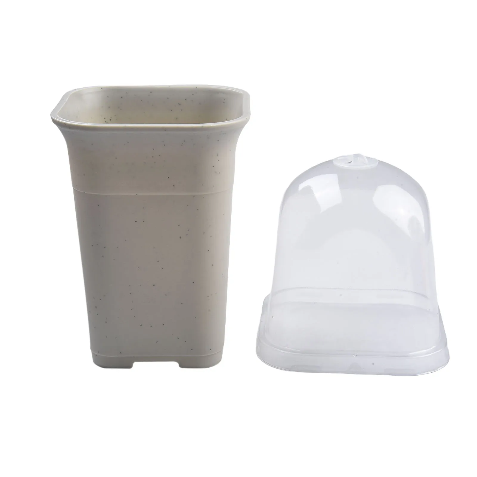 Nursery Plant Pot Outdoor Garden With Transparent Cover Plastic Sturdy And Waterproof 150*120*250mm Breathable And Draining
