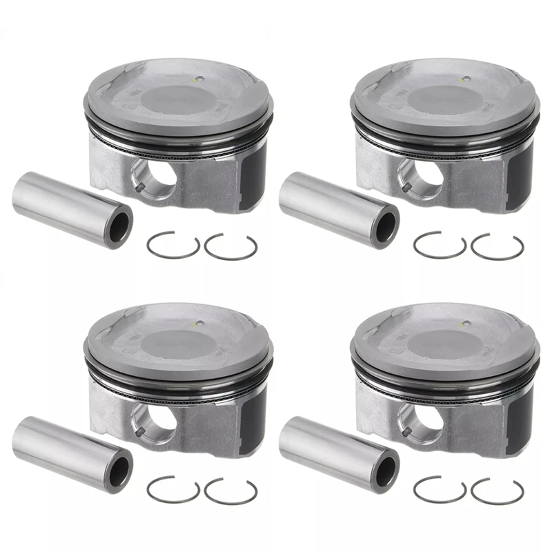 1Set Engine Piston Assembly W/ Rings For Toyota Camry RAV4 Scion TC 1321128112A0, 13011-0H031