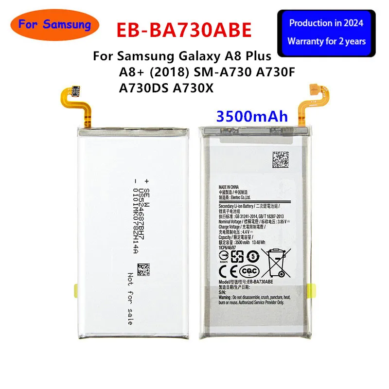 

Brand New EB-BA730ABE 3500mAh Battery For Samsung Galaxy A8 Plus A8+ (2018) SM-A730 A730F A730DS A730X