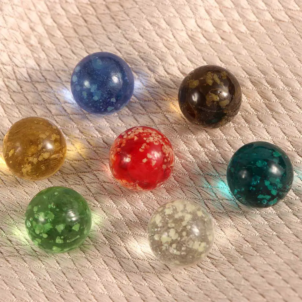 10pcs/pack Glow in The Drak Luminous Glass Balls Glass Marbles Non-porous Fish Tank Glass Ball 10pcs/pack 16mm