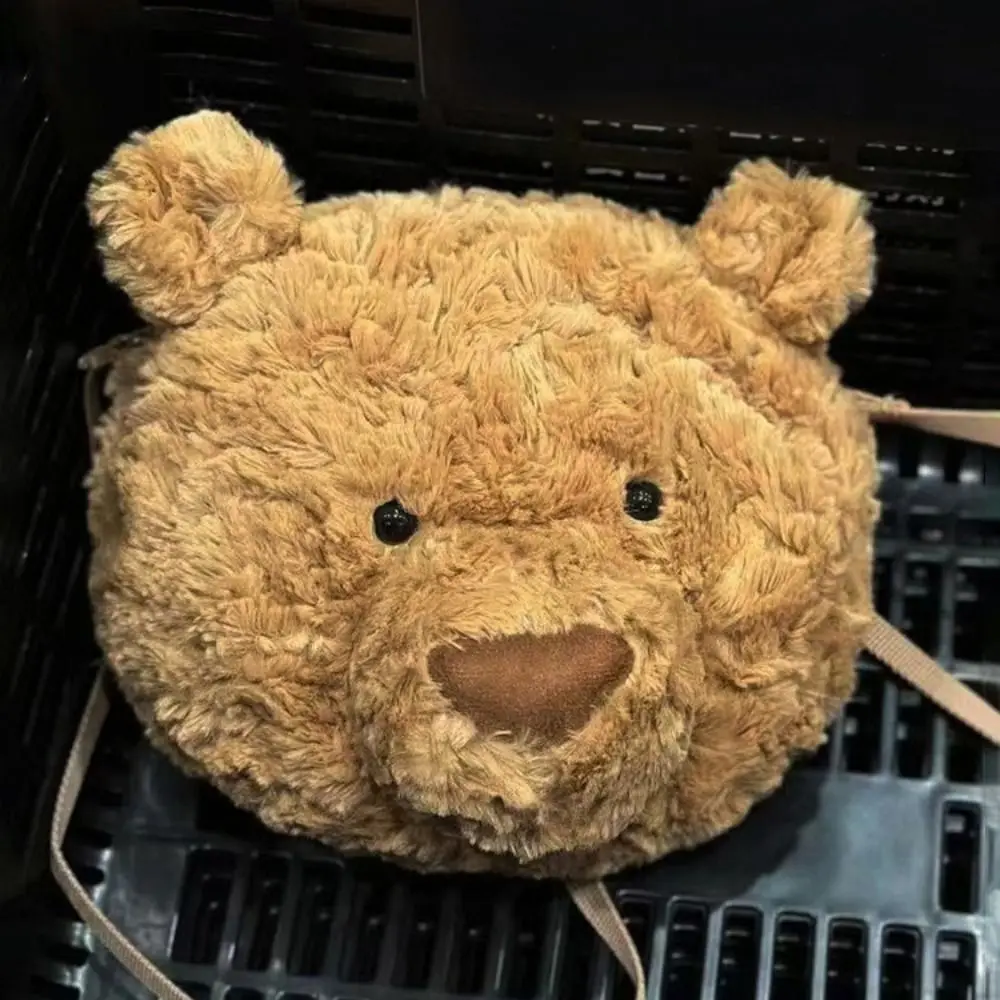 Mode Cartoon Mädchen Tasche Pelzigen Bär Frauen Schulter Lagerung Tasche Umhängetasche Messenger Tasche Kind Geburtstag Geschenke