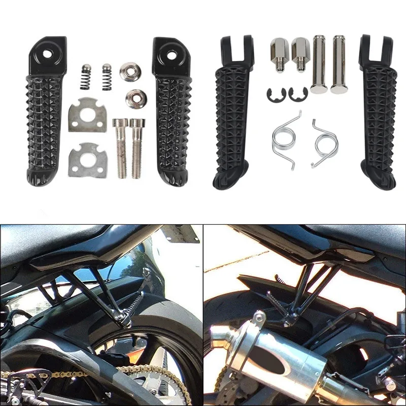 Poggiapiedi anteriore/posteriore per YAMAHA R1 R6 FZ6 XJ6 FZ8 FZ1 Pedale poggiapiedi moto