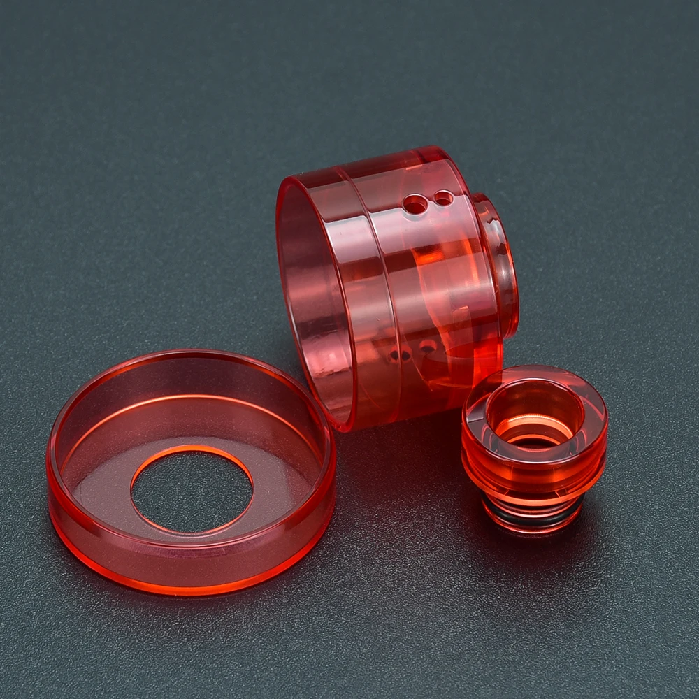 

Wolfcoolvape VAPE Haku Venna V2 RDA Replacement bellcap atomizer Clear pc Top Cap bellcape accessories atomizer