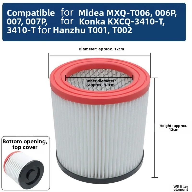 Vacuum Cleaner Filter Dust Bag Replacement Parts FOR MEILING Geno W5 HEPA Filter  Vacuum Cleaner Filter Screen Filtration Filter