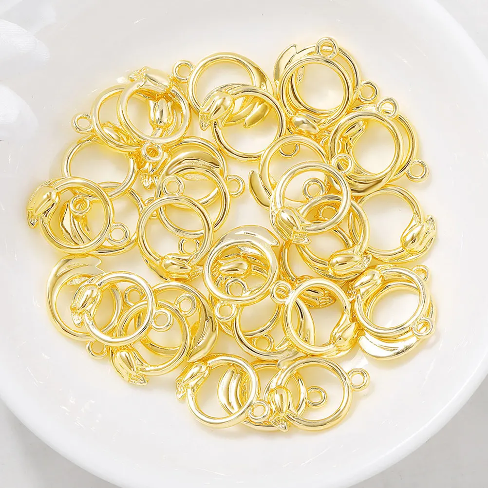 

4 комплекта медных застежек-тогглов для самостоятельного изготовления украшений: браслетов, ожерелий, соединительных элементов и фурнитуры