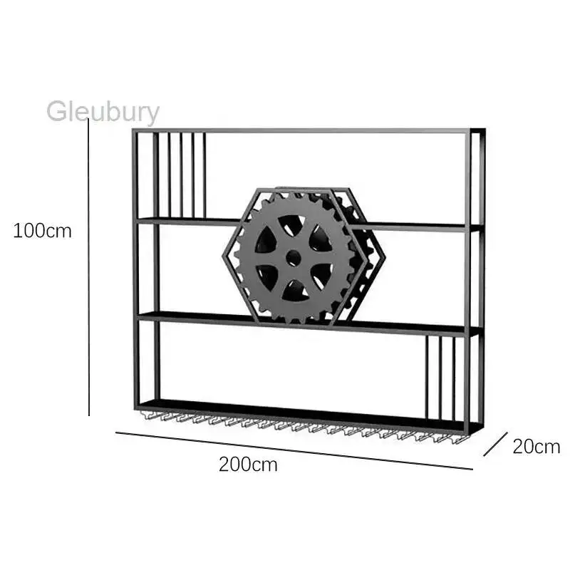 

Настенный винный шкаф для напитков, современный витринный шкаф для ресторана, экономящий пространство, мебель для бара-кантини