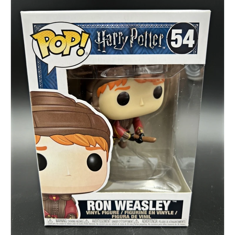 

Funko POP Original Гарри Поттер Рон Уизли с летающей метлой # Коллекционная фигурка-игрушка 54-й серии: кукла-украшение, подарок