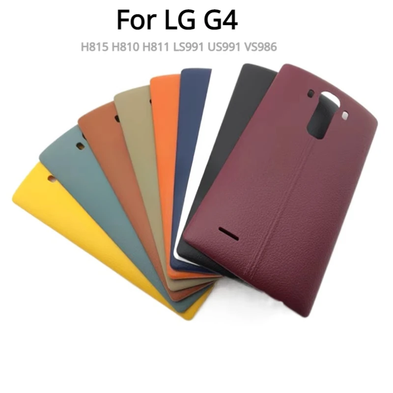 For LG G4 Battery Back Cover Housing case Door +NFC for LG G4 H815 H810 H811 LS991 US991 VS986 Housing Case+Logo