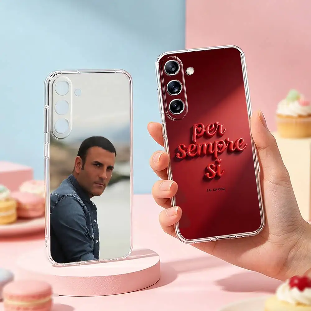 S-Sal Da Vinci P-Per Sempre Si Phone Case For Samsung Galaxy A91,80,73,72 ,71,53,52,32 ,31,22,21s,20,Transparent Soft Case