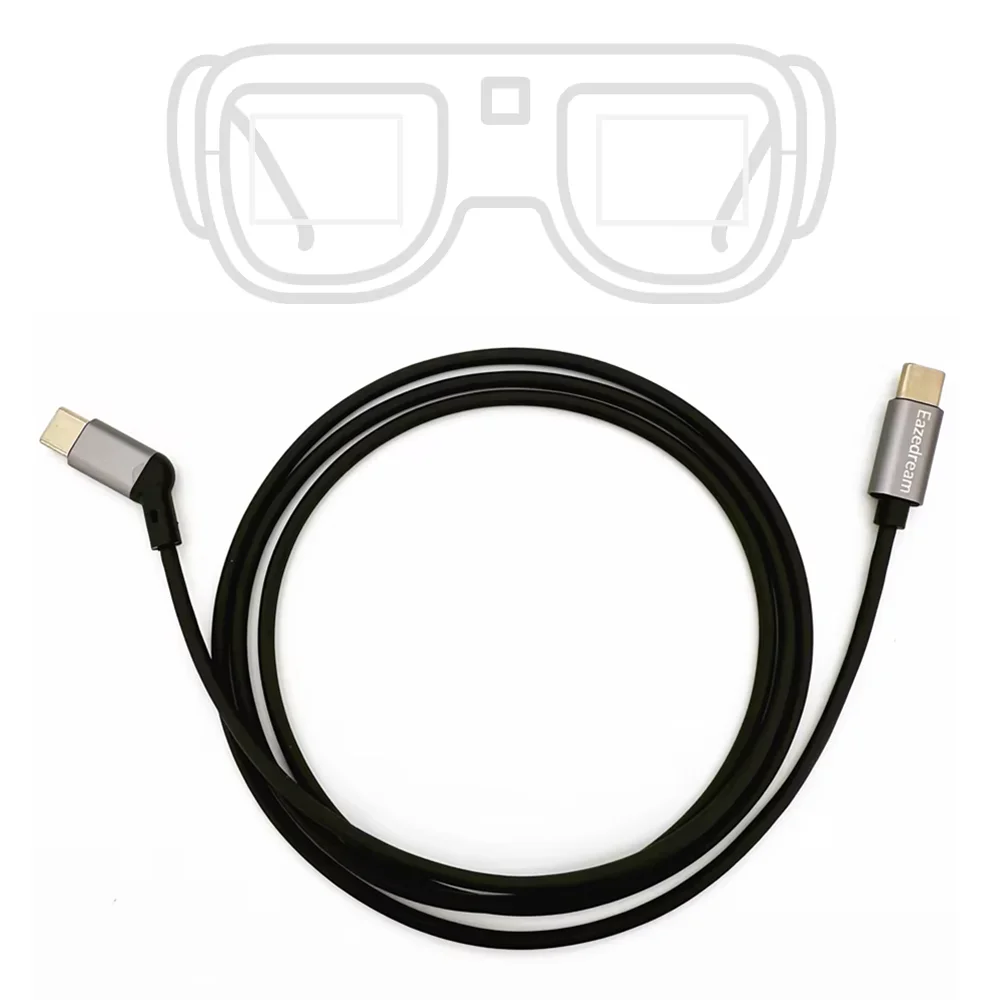 

C-C AR Glasses USB-C зарядный кабель для передачи данных для Xreal One Pro Air2 Viture One Lite Rokid Max 2 Rayneo Air 3 2s Nreal Glass Type-C