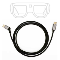C-C AR Glasses USB-C Charging Data Cable for Xreal One Pro Air2 Viture One Lite Rokid Max 2 Rayneo Air 3 2s Nreal Glass Type-C