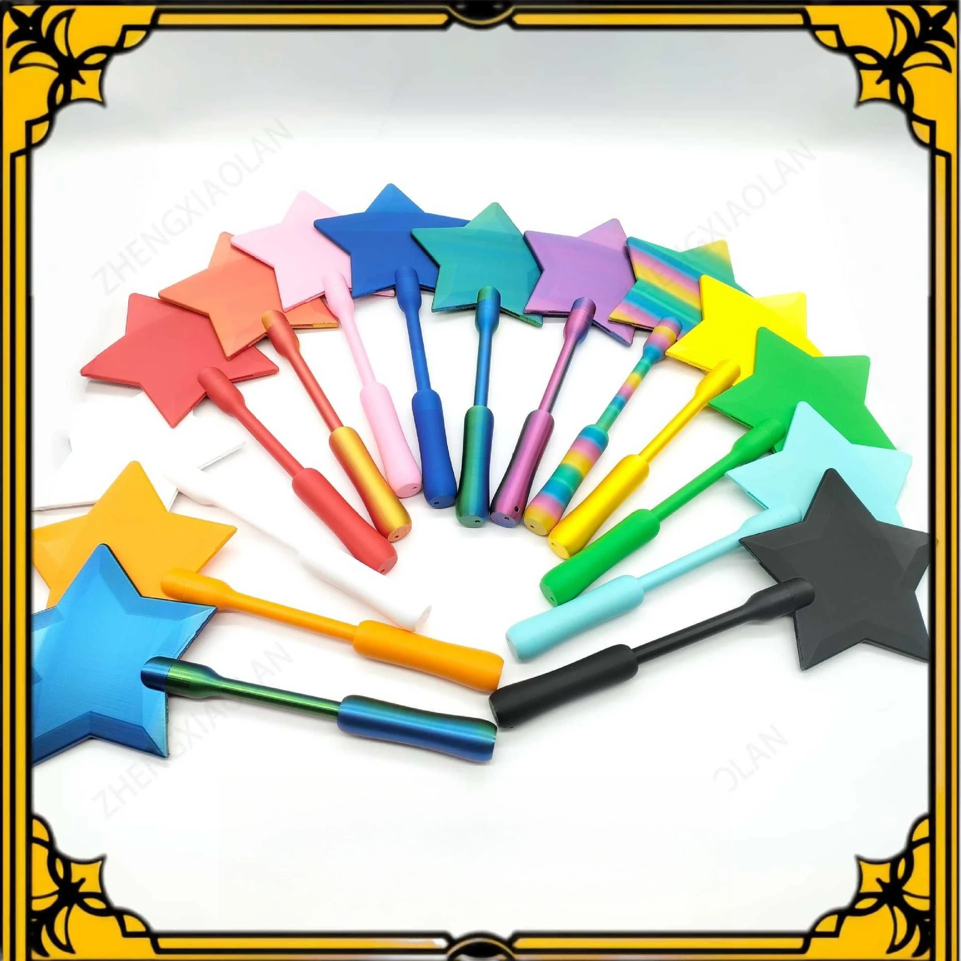 

3D printing PrintedWandTaptoPay Starlight Magic Wand Contactless payment card holder Pentagon