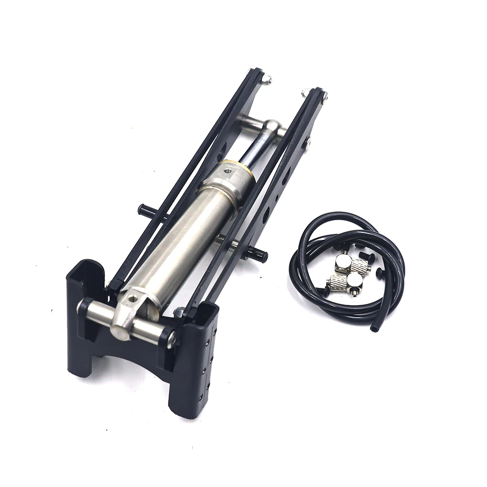 Model Hydraulic Lifting System Metal Cylinder F Frame Oil Pump ESC for 1/14 Tamiya RC Truck Trailer Scania Benz Actros Volvo MAN