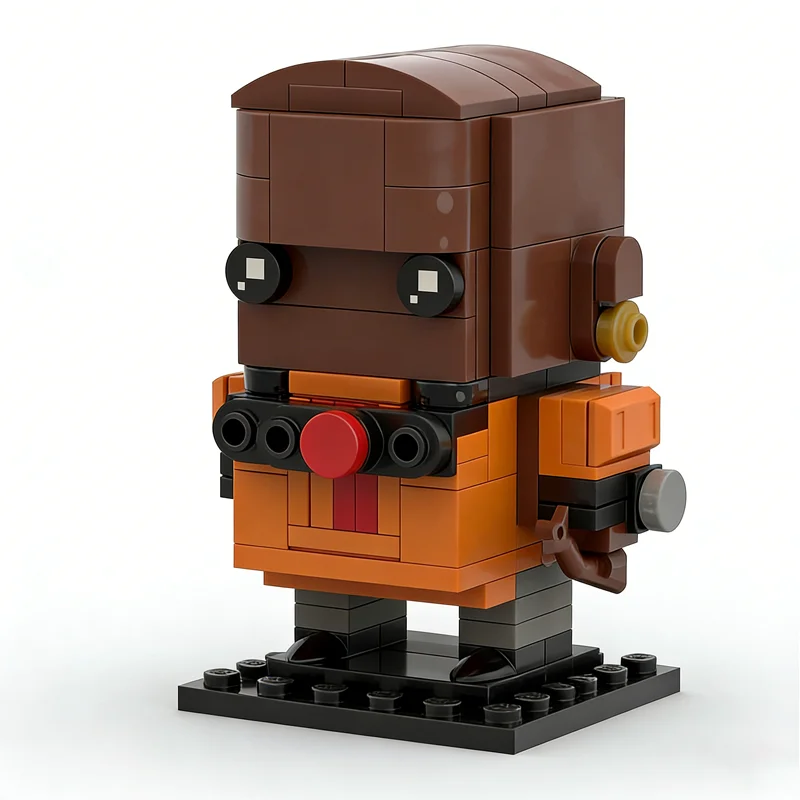 132 قطعة MOC Marsellus والاس اللب الخيال Brickheadz نموذج اللبنات هدايا عيد الميلاد لعبة فكرة تعليم البناء