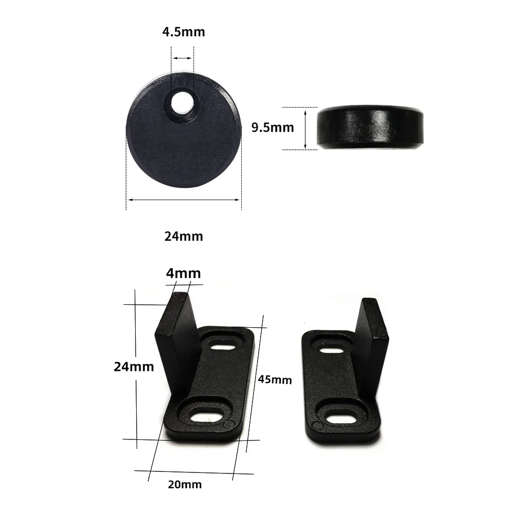 

Cabinet Door Sway Set Sliding Barn Floor Bottom Stay Roller Hardware Guides Durable Carbon Steel Pom Nylon Unique Bearing Design