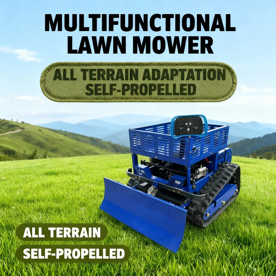 

Газонокосилка с бесщеточным двигателем по индивидуальному заказу, гусеничная подметальная машина с дистанционным управлением CE EPA и стойкой для хранения