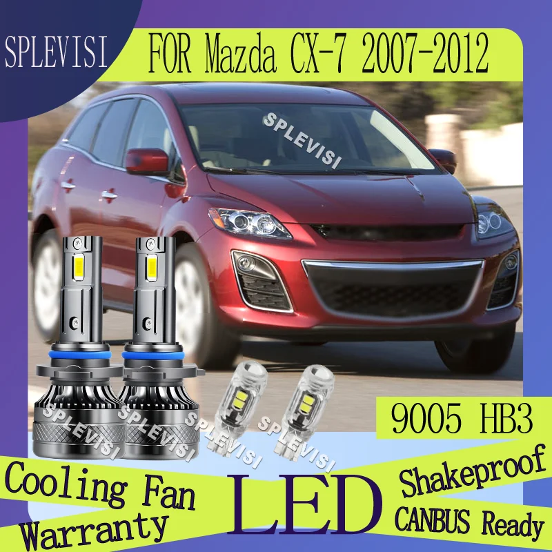 

Warranty High Beam 9005 HB3 Long Lifespan Shock Resistant and Easy Fit Flicker Free For Mazda CX-7 2007 2008 2009 2010 2011 2012