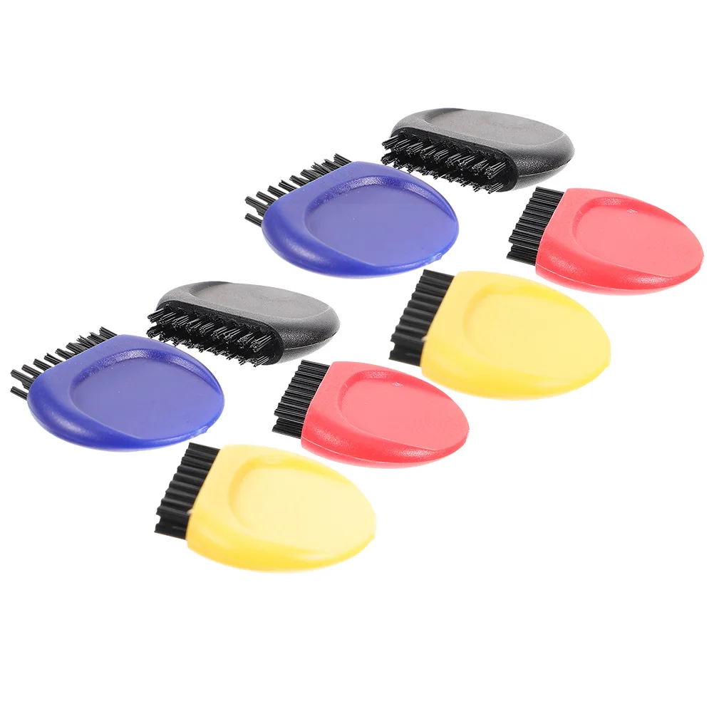 

8pcs Club Brush Golfs Ball Cleaner Reusable Accessories Outdoor Practice Yellow Golfs Brush Red Blue Black Golfing