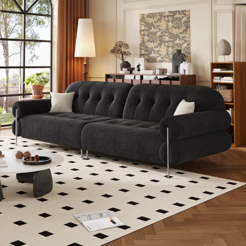 

Modern Minimalist Living Room Sofa Genuine Leather Comfortable Puff Living Room Sofa Relaxing Design Woonkamer Banken Furnitures