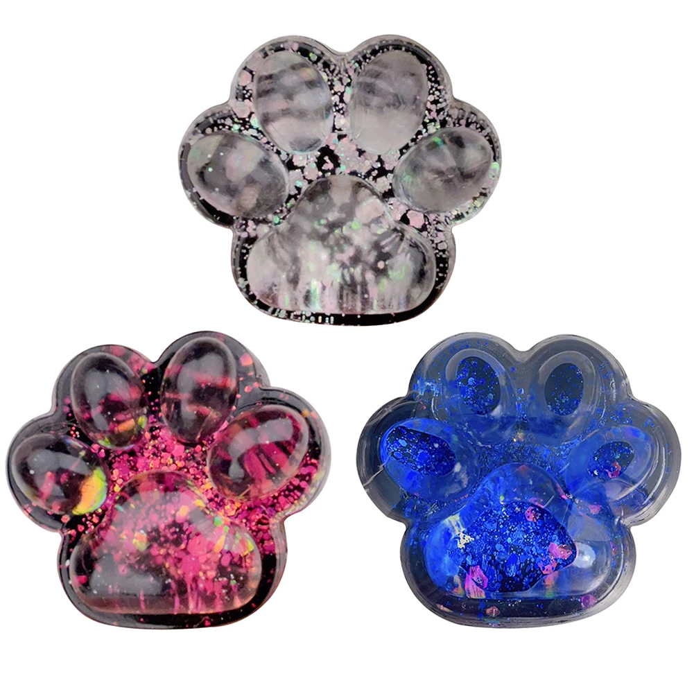 かわいい猫の足ソフトスクイーズおもちゃダークスターリースクイーズフィジェットおもちゃストレス解消おもちゃ子供と大人のためのクリスマスギフト