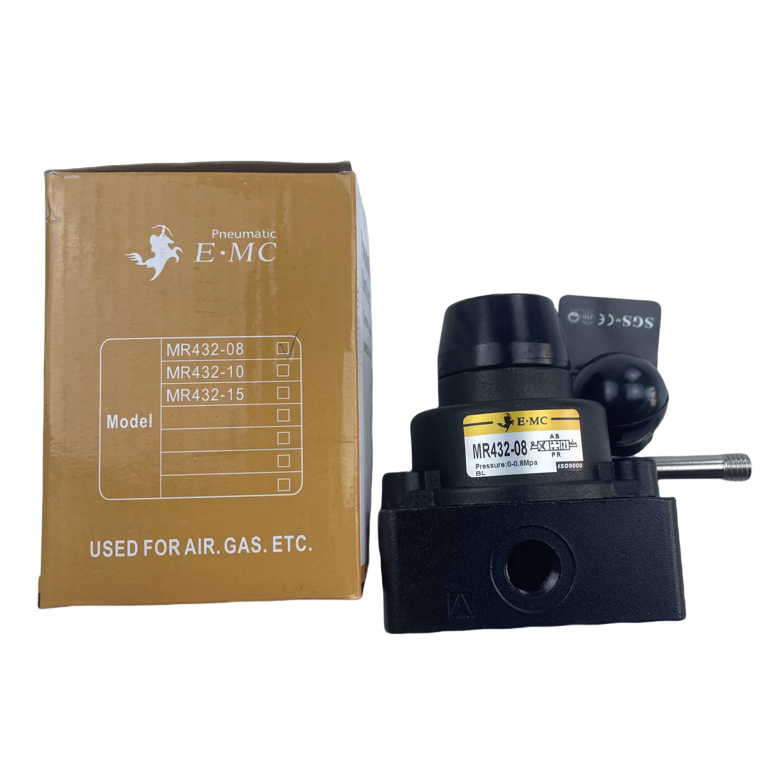 E.Mc Hand-Operated Valves, Models Mr432-08 And Mr432-10. These Brand New,  s,