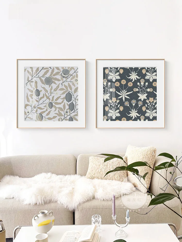 

EECAMAIL DIY Diamond Painting Nordic Retro Luxury Flower Porch Mural Diamond Art Painting Embroidery Cross Stitch No Frame