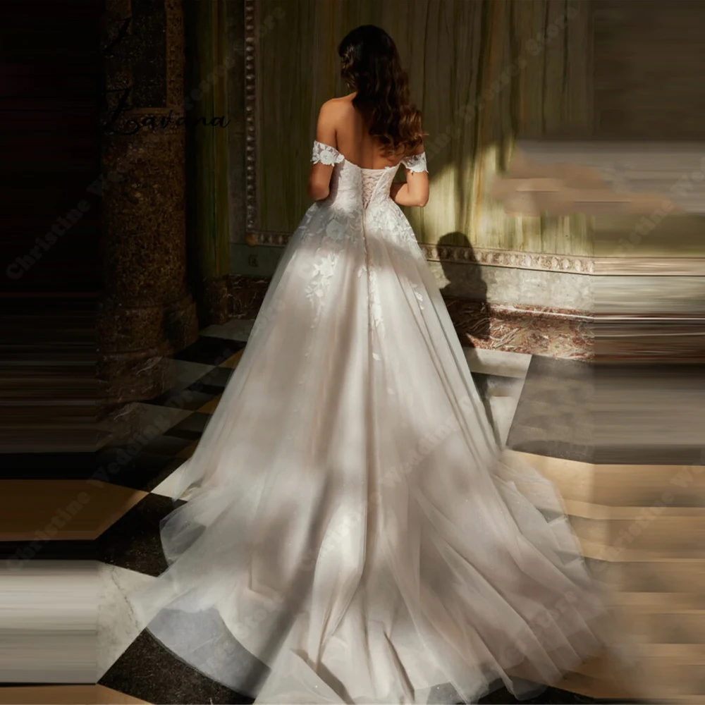 Abiti da sposa da donna senza maniche con spalle scoperte Abiti da sposa con glitter brillanti Lunghezza lavata Abiti da festa Abiti da sposa personalizzati