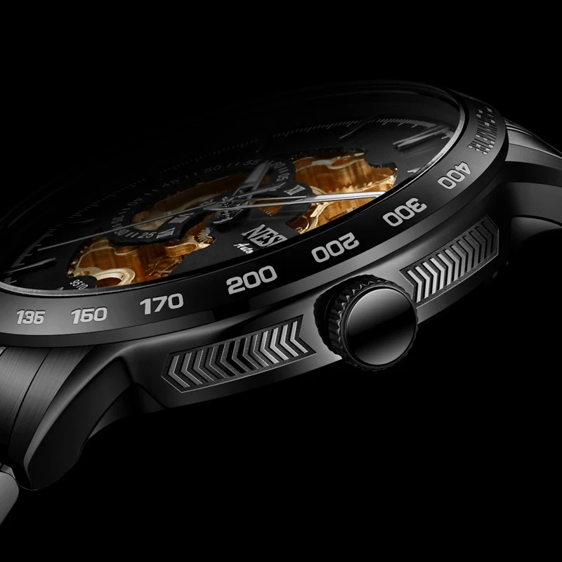 Jam tangan mekanik pria NESUN, jam tangan mekanik otomatis penuh, jam tangan mekanik pria, jam tangan mekanik pria