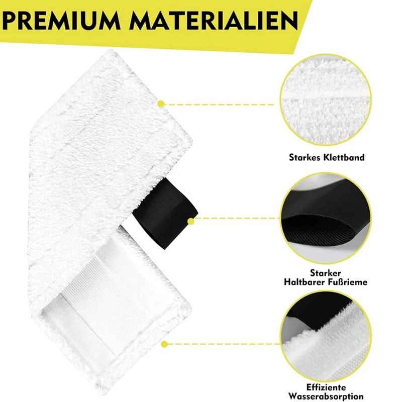 카처 스팀 클리너용 극세사 천 세트, 이지픽스 SC 1, SC 2, SC 3, SC 4, SC 5, 스팀 청소기 교체 천