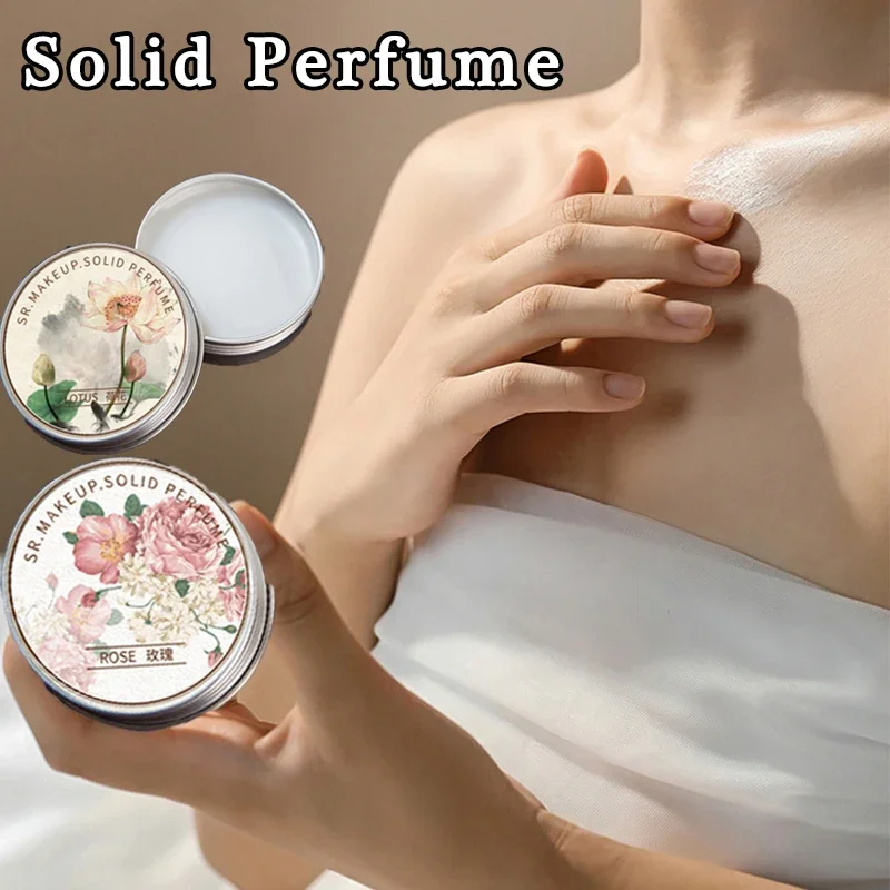 

Sdottor Women Solid Perfume Portable Solid Balm Long-lasting Fragrances Fresh and Elegant Female Solid Perfumes Body Aroma Gifts