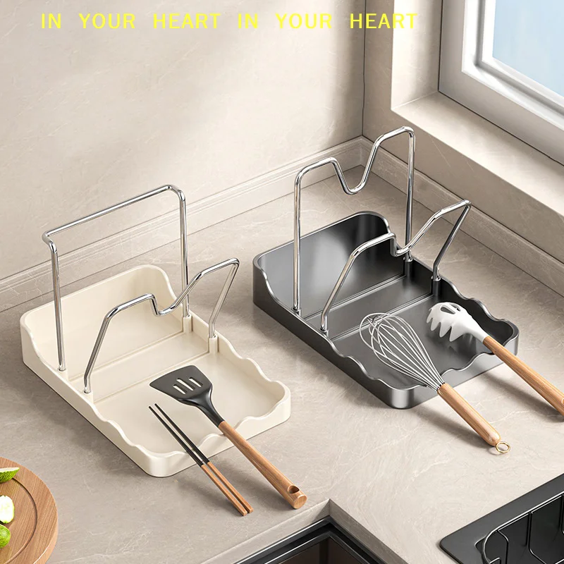 【X】Storage Rack Cutting Board Rack Pot Lid Artifact Pot Lid Rack Cutting Board Placement Rack Kitchen Spatula Holder