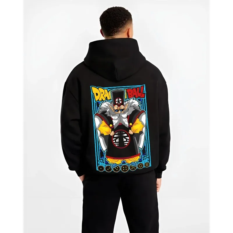 لعبة دراغون بول الرجال هوديس الخريف الشتاء انمي ياباني الدكتور جيرو الرسومات البلوز Y2K الشارع الشهير 100% القطن الذكور الملابس