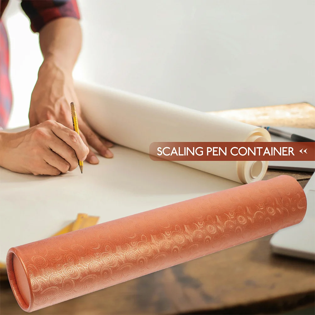 2 قطعة تخزين الأعمال الفنية أنبوب هدية صندوق توسيع تصميم 6 سنتيمتر القطر الداخلي الصلب ورقة ملصق حامل للوحات مخطوطات صياغة #1